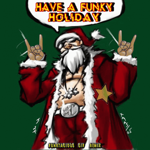 Funky Santa's Funny Holiday GIF
