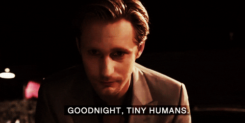 Funny Alexander Skarsgard Tiny Human Goodnight GIF