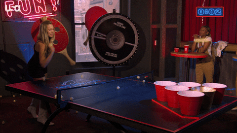 Funny And Amazing Beer Cup Pong GIF