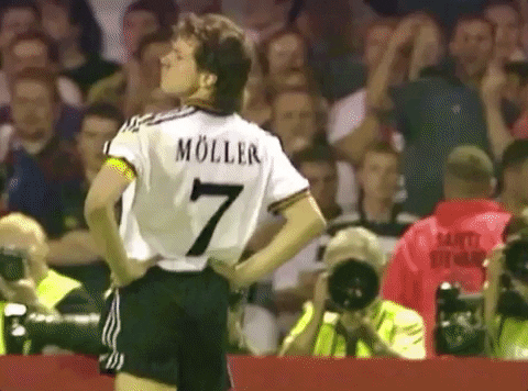 Funny Andreas Möller Hands On Hips GIF