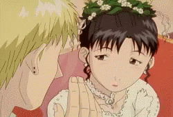 Funny Anime Girl Ugly Smile GIF