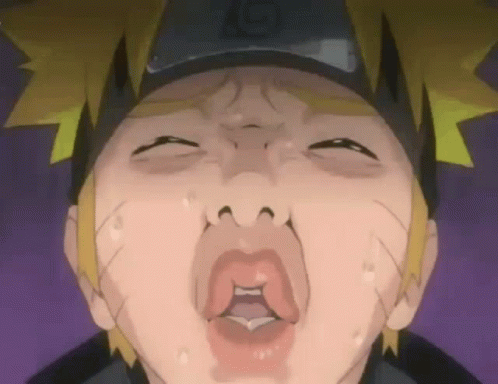 Funny Anime Naruto Ugly Face GIF