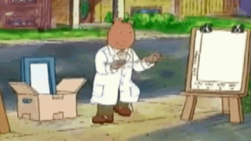 Funny Arthur Brain Dancing Magic GIF