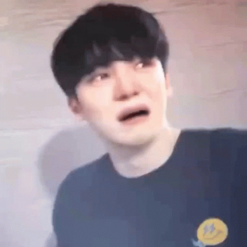Funny Ateez Yunho Sad Filter GIF