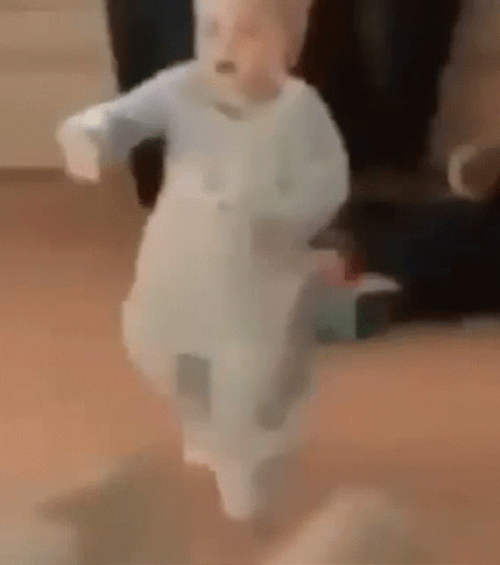 Funny Baby Dancing Gangnam Style GIF