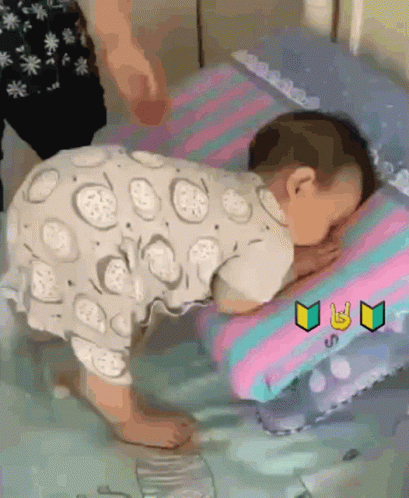 Funny Baby Sleepy Meme GIF