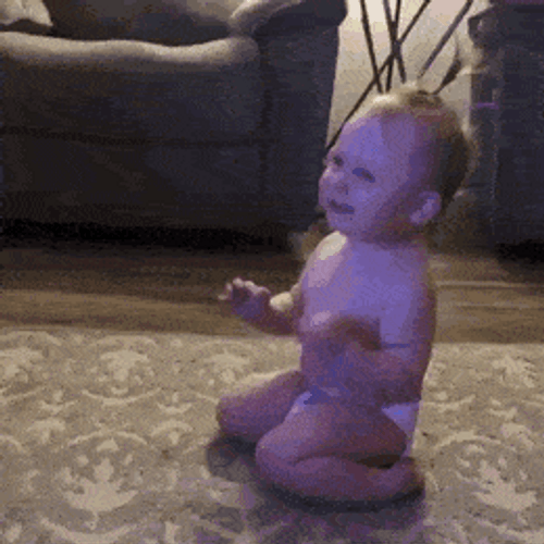 Funny Baby Surprise Bottle Flip GIF