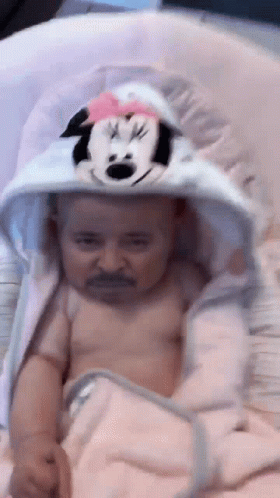 Funny Bearded Baby Sinister Smile Meme GIF