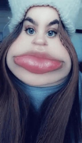 Funny Big Mouth Face App GIF