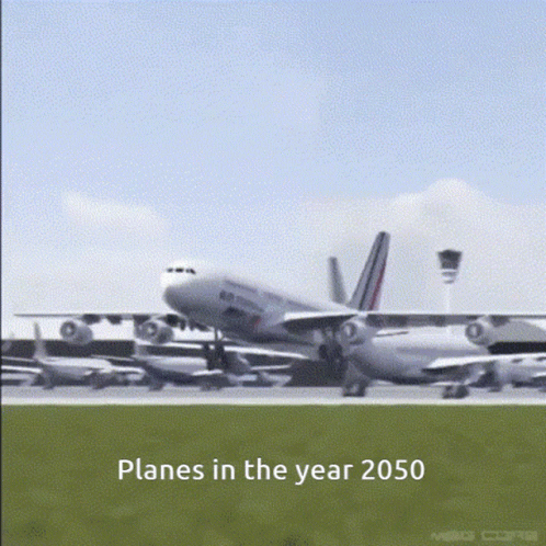 Funny Bird Plane 2050 GIF