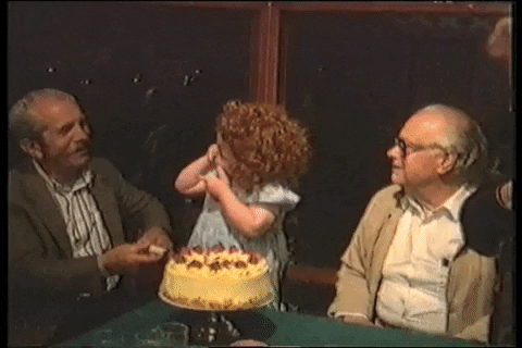 Funny Birthday Fail Cake Baby GIF