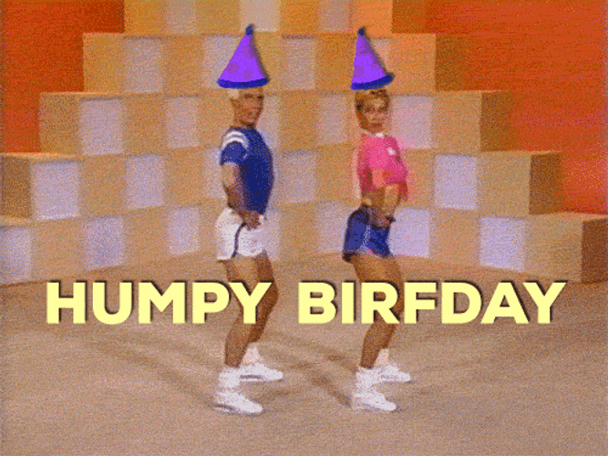 Funny Birthday Humpy Birfday Dance GIF