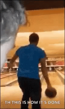 Funny Bowling Roof Mishap GIF