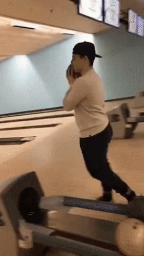 Funny Bowling Ball Dropped GIF