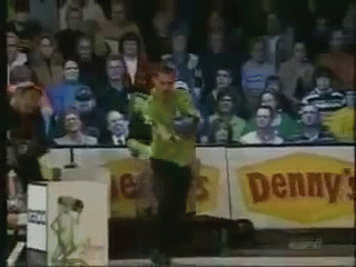 Funny Bowling Superman Release GIF