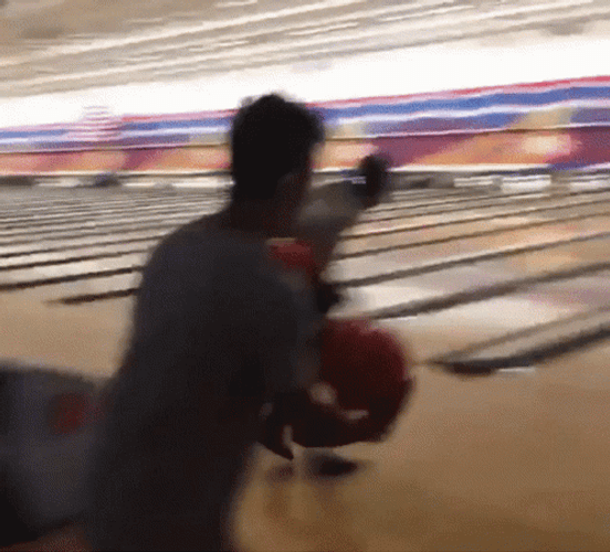 Funny Bowling Gutter Ball GIF