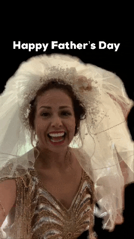Funny Bride Happy Fathers Day GIF