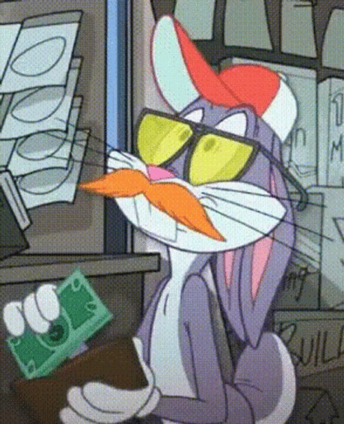 Funny Bugs Bunny No  GIF