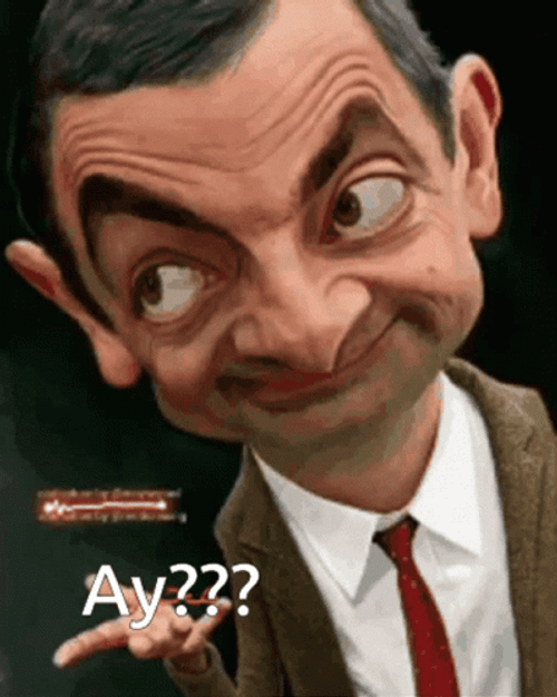 Funny Cartoon Mr. Bean GIF