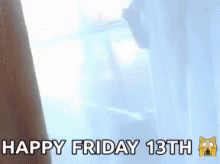 Funny Cat Happy Friday The 13th Meme GIF