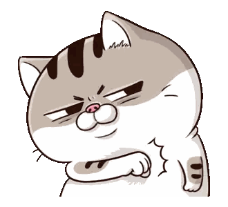 Funny Cat Making Fist Face
