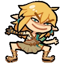 Funny Chibi Zelda Link GIF