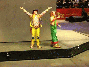 Funny Clown Show GIF