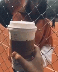 Funny Girl Reaching Coffee GIF