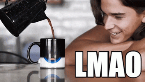 Funny Pouring Coffee Lmao GIF