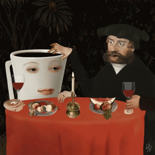 Funny Coffee Romance Date GIF