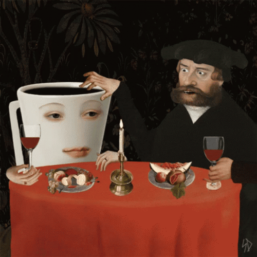 Funny Coffee Romance Date GIF