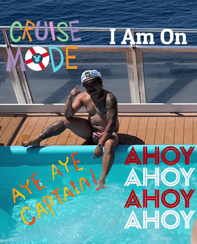 Funny Cruise Mode Vacation GIF