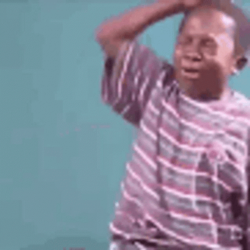 Funny Crying African Kid Frustrated Meme GIF