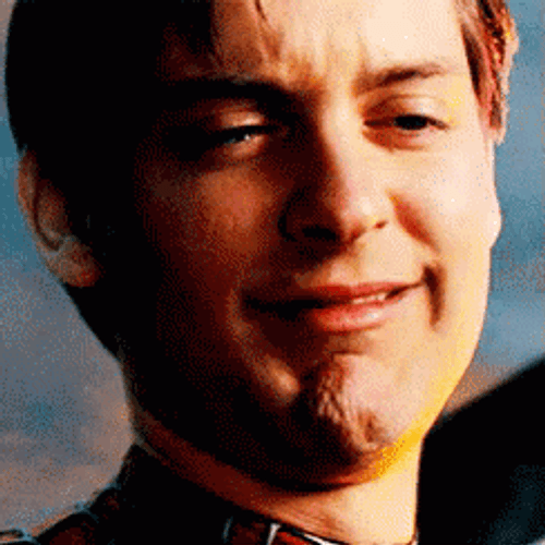 Funny Crying Spiderman Tobey Maguire GIF