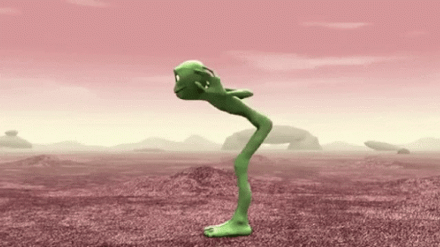 Funny Dancing Alien GIF