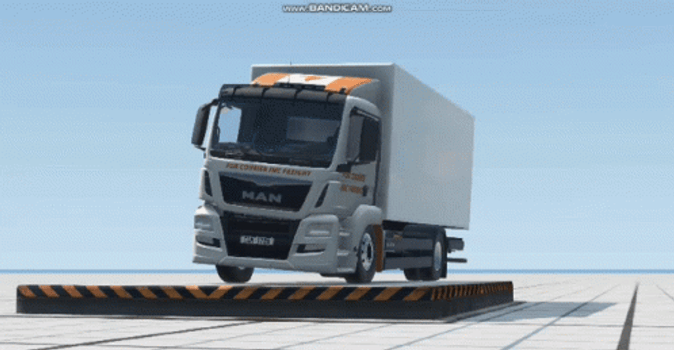 Funny Dancing Delivery Truck GIF