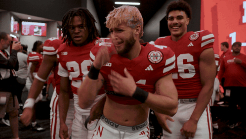 Funny Dancing Huskers Team GIF
