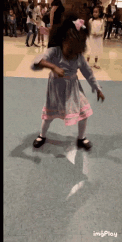 Funny Dancing Hyper Little Girl GIF
