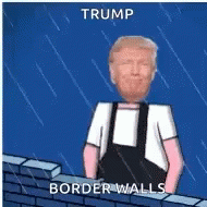 Funny Dancing Trump Border Walls Meme GIF