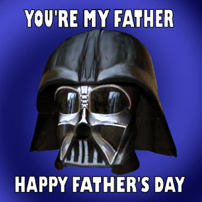 Funny Darth Vader Happy Fathers Day GIF