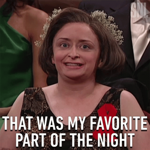 Funny Debbie Downer Favorite Night GIF