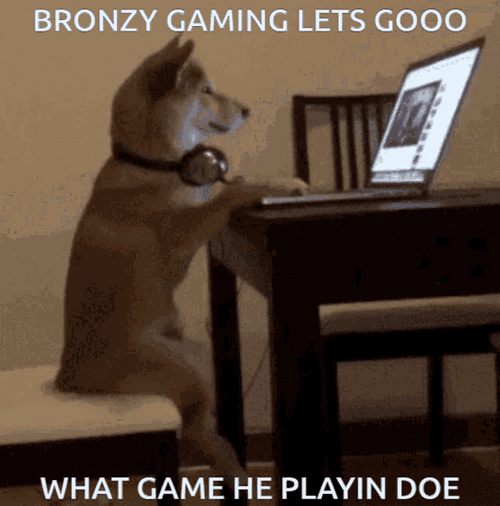 Funny Dog Gaming Time GIF