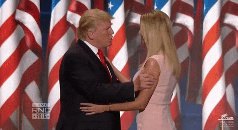 Funny Donald Trump Butt Pat GIF