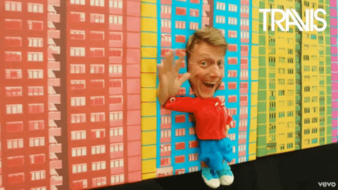 Funny Dougie Payne Waving Hello GIF