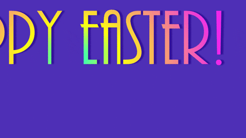 Funny Easter Hoppy Bunny GIF