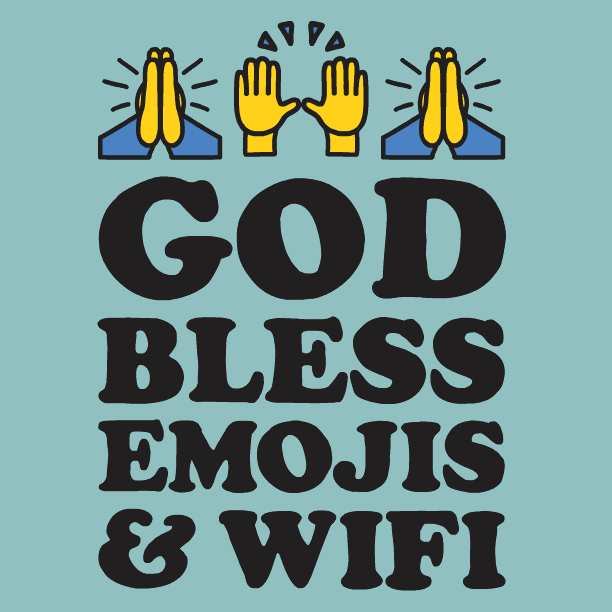 Funny Emoji God Bless Meme GIF