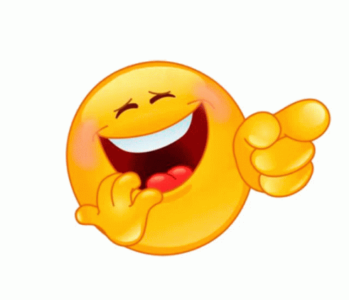 Funny Emoji Laugh Pointing GIF