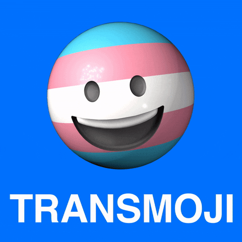 Funny Emoji Transmoji Lgbtq Colors GIF