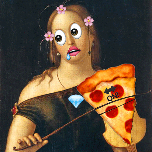Funny Emoji Vintage Art Wobbly Eyes GIF