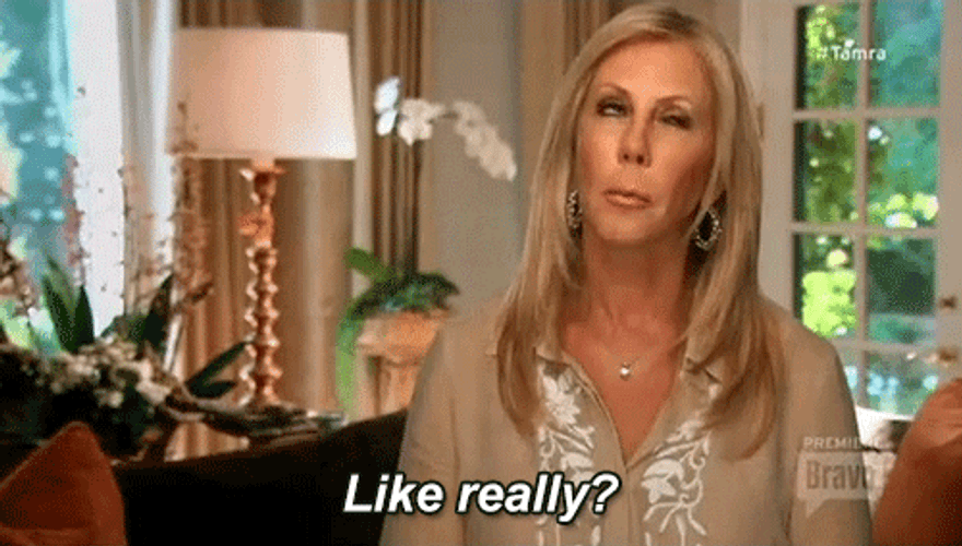 Funny Eye Roll Real Housewives GIF